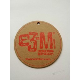 Factory direct wholesale customized top quality 2mm Thickness Kraft Card Printing Hangtag