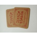 Usine directe en gros personnalisé de haute qualité imprimé couleur rouge conception carte kraft Marque