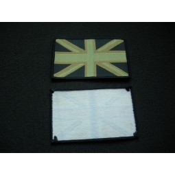 Factory direct wholesale customized top quality Paper Backing Overlocking for Uniform Woven Badge