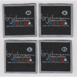 Factory direct wholesale customized top quality a Couples of Clothing Woven Patches