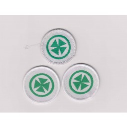Wholesale customized high-end Round and Merrow Border School Woven Badge