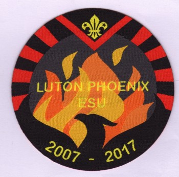 Wholesale customized high-end Heat Seal Backing and Laser Cut Round Shape Woven Badge