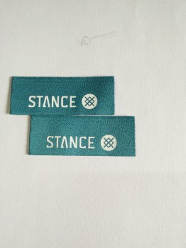 Wholesale customized high-end Taffeta Quality Hot Cut Damask Garment Woven Label