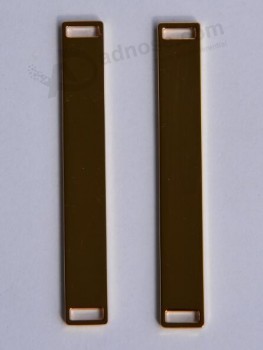 Etichetta di metallo oro personalizzata di alta qualità di vendita calda all'ingrosso