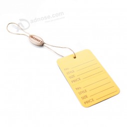Wholesale customized high-end Clothes String Hangtag with Seal (DL53-1)