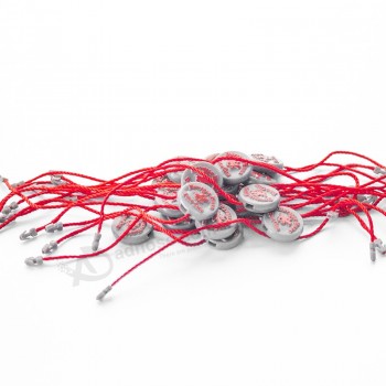 Groothandel op maat gemaakt hoog-Einde plastic string hang LaBel seal LaBel voor kledingstuk (Dl56-3)