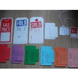 Wholesale customized high-end Colorful Paper Price Tag Could Be Customized