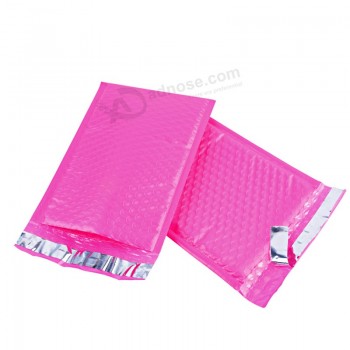 Wholesale customized high-end 4X8 Inches Pink Poly Bubble Mailer Bag (B. 26213pi)