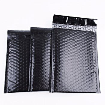 Wholesale customized high-end Black Bubble Poly Mailer (B. 26233bk)