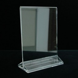 Groothandel op MAOp geMaakt hoog-Einde Best verkochte transparante acryl Menushouder