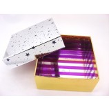 Cajas de regalo de papel personalizado de fábrica para embalaje de joyas