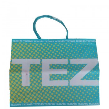 Bon marché sac à provisions en papier kraft personnalisé pour l'emballage et le shopping