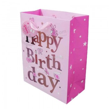 Cheap Custom Paper Shopping Gift Bag for Birth Day Gift