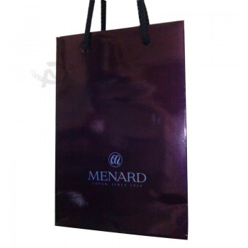 Fashion Custom Printed Paper Shopping Gift Bag with Handle