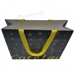 Cheap Custom Paper Shopping Bag with Foldable Bottom
