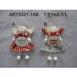 与问候标志2asst的批发圣诞树装饰品
