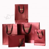 Kundenspezifischer Farbdruckpapiereinkaufsgeschenktaschengroßhandel