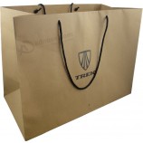 Großhandelskundenspezifische Kraftpapiertasche mit Griff für den Einkauf