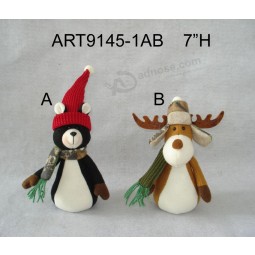 卸売トナカイと黒熊の森のクリスマスの装飾