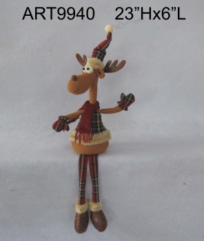 Wholesale Christmas Decoration Dangle Legged Reindeer Woodland