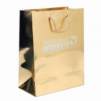 Custom Design Paper Shopping Bag with Cmyk Printing