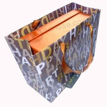Bolsa de regalo de papel personalizado con logotipo