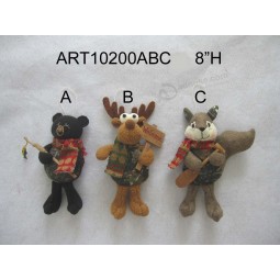 Wholesale Woodland Christmas Decoration Ornament, Bear Moose and Squirrel