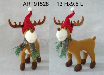 Wholesale Christmas Decoration Gift Standing Reindeer Woodland