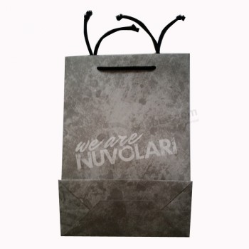 Papier sac de papier personnalisé pas cher shopping sac cadeau avec poignée