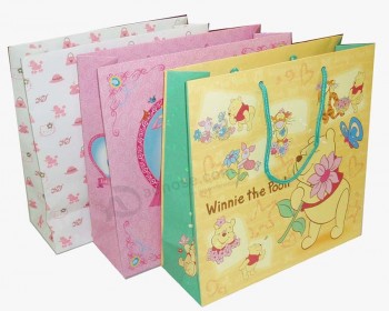 Custom Paper Shopping Bag with Handle and Customized Logo Wholesale