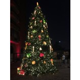 árbol de navidad gigante al por mayor para la exhibición comercial con el grado completo que se enciende para arriba(Fábrica directa)