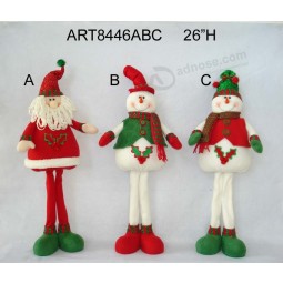 Wholesale Standing Holly Christmas Decoration Toys-3asst