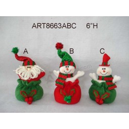 Wholesale Santa and Snowman Christmas Decoration Gift