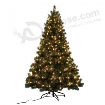 All'ingrosso 7 ft.Abete nobile veloce-Imposta albero di Natale artificiale con 500 luci chiare(MY100.082.00)