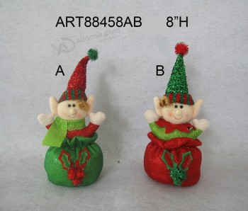 Atacado decoração de natal menino do feriado & elf menina