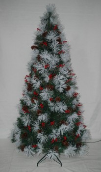 All'ingrosso realista albero di natale artificiale con luce stringa multi colore decorazione a led(7SXA)