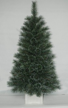 Groothandel realist kunstmatige kerstboom met string licht multi kleur led decoratie(AT1081)