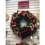 Wholesale Christmas Wreath with PE Tips and LED String Lighting (pre-deco)