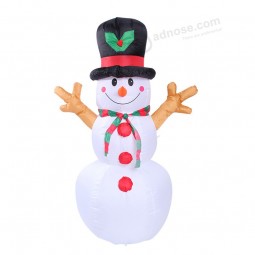 Wholesale 190t Fabric Inflatable Snowman for Holiday Decoration with high quality