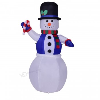 Al por mayor decoración al aire libre vacaciones inflable muñeco de nieve navidad productos