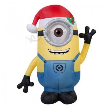 Wholesale Christmas Holiday Yard Decoration Inflatable Minion Display with high quality