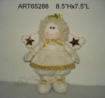 Wholesale Standing White and Gold Christmas Home Decortion Toy