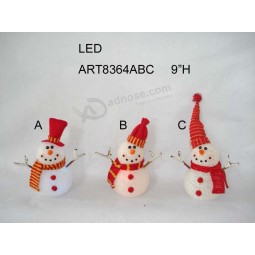 Wholesale LED Lighted EVA Snowman Christmas Decoration Gifts