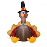 En gros joyeux thanksgiving day décoration gonflable dinde