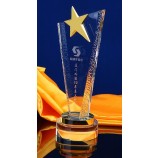 Alta qualidade copo de cristal troféu modelo troféu troféu de metal criativo
