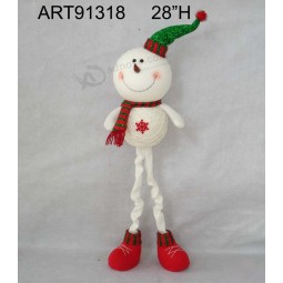 Wholesale 28"H Standing Yarn Ball Body Christmas Decoration Snowman