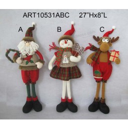 Wholesale Santa Snowman Reindeer Christmas Decoration Toys
