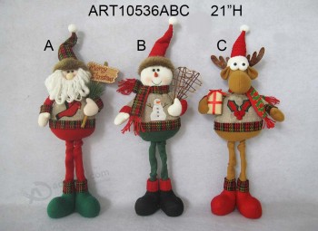 Wholesale Standing Santa Snowman Reindeer Christmas Decoration Gift Craft