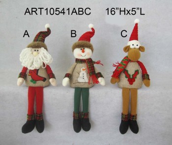 Wholesale Santa Snowman Reindeer Self Sitter Christmas Decoration Gift