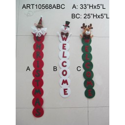 Wholesale Christmas Greeting Wall Plaque Holiday Decoration